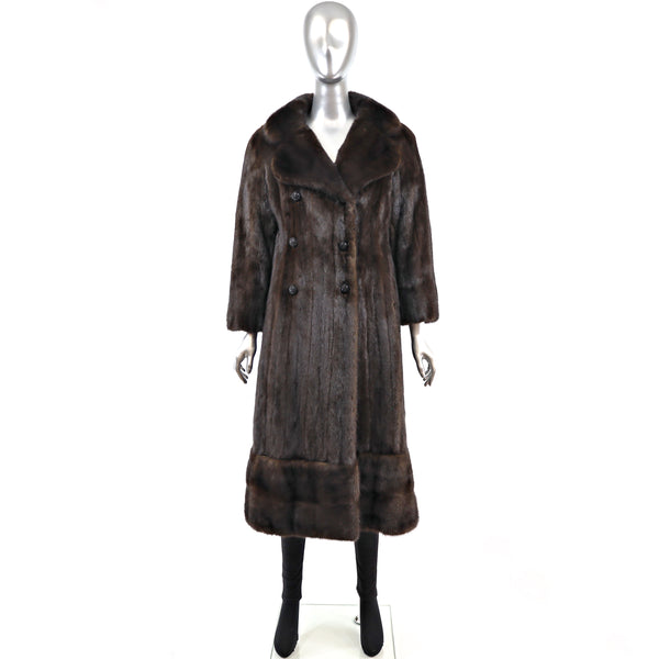 BEN KAHN Mahogany Mink Coat- Size XS