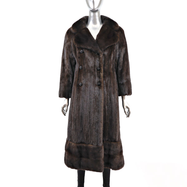 BEN KAHN Mahogany Mink Coat- Size XS