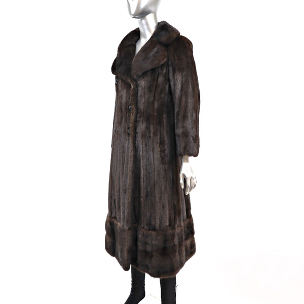 BEN KAHN Mahogany Mink Coat- Size XS