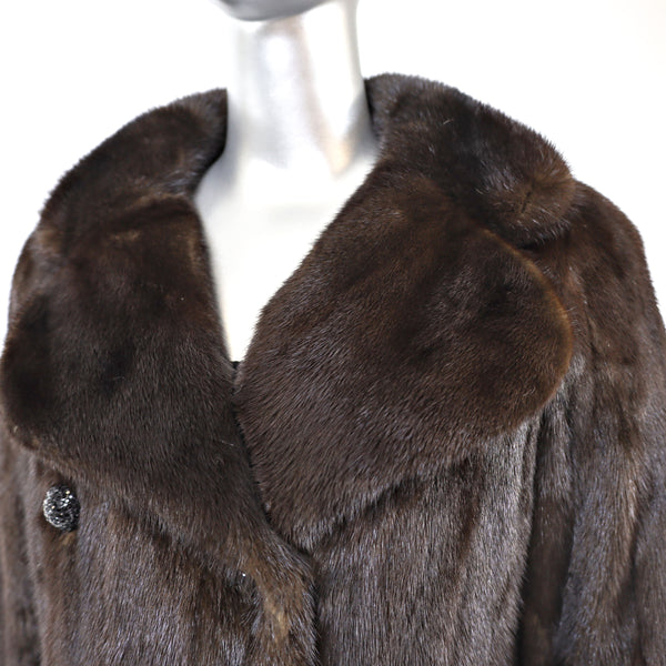 BEN KAHN Mahogany Mink Coat- Size XS