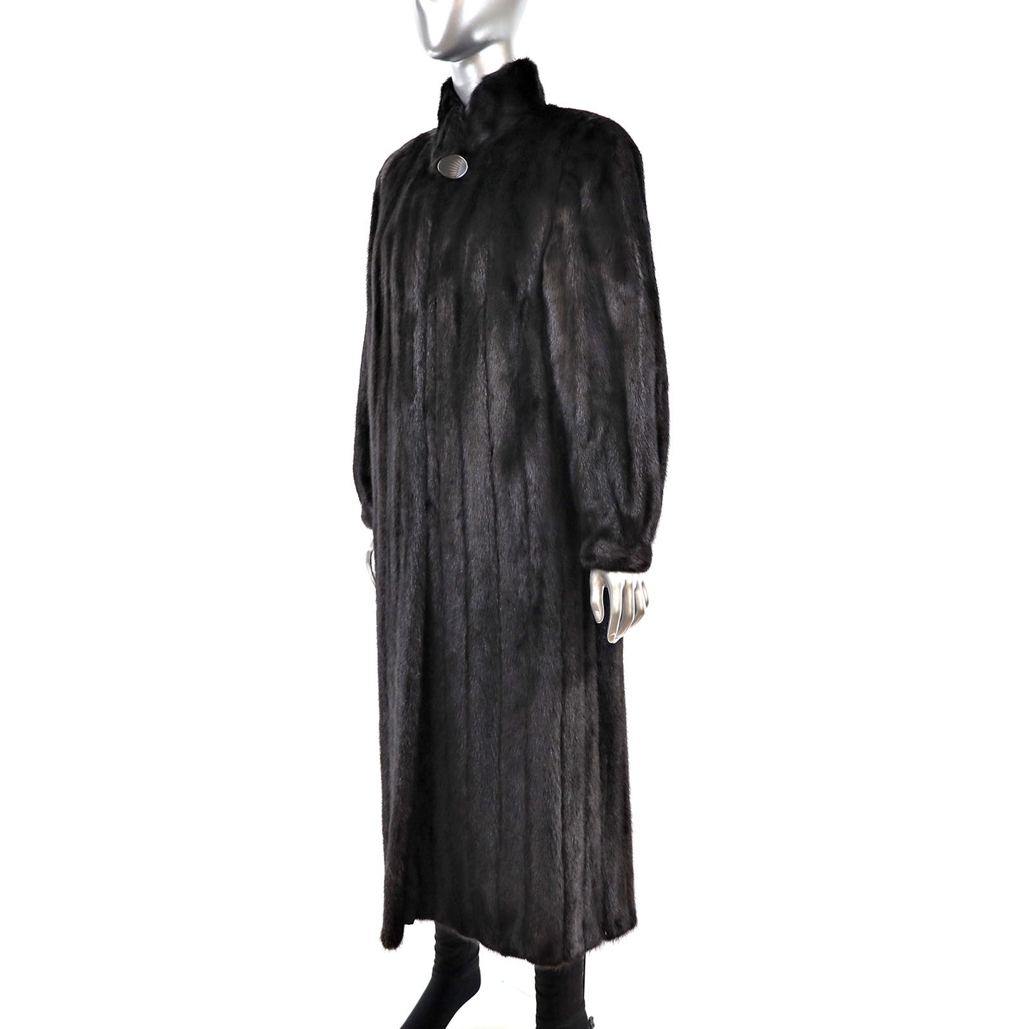 Black Mink Coat- Size M