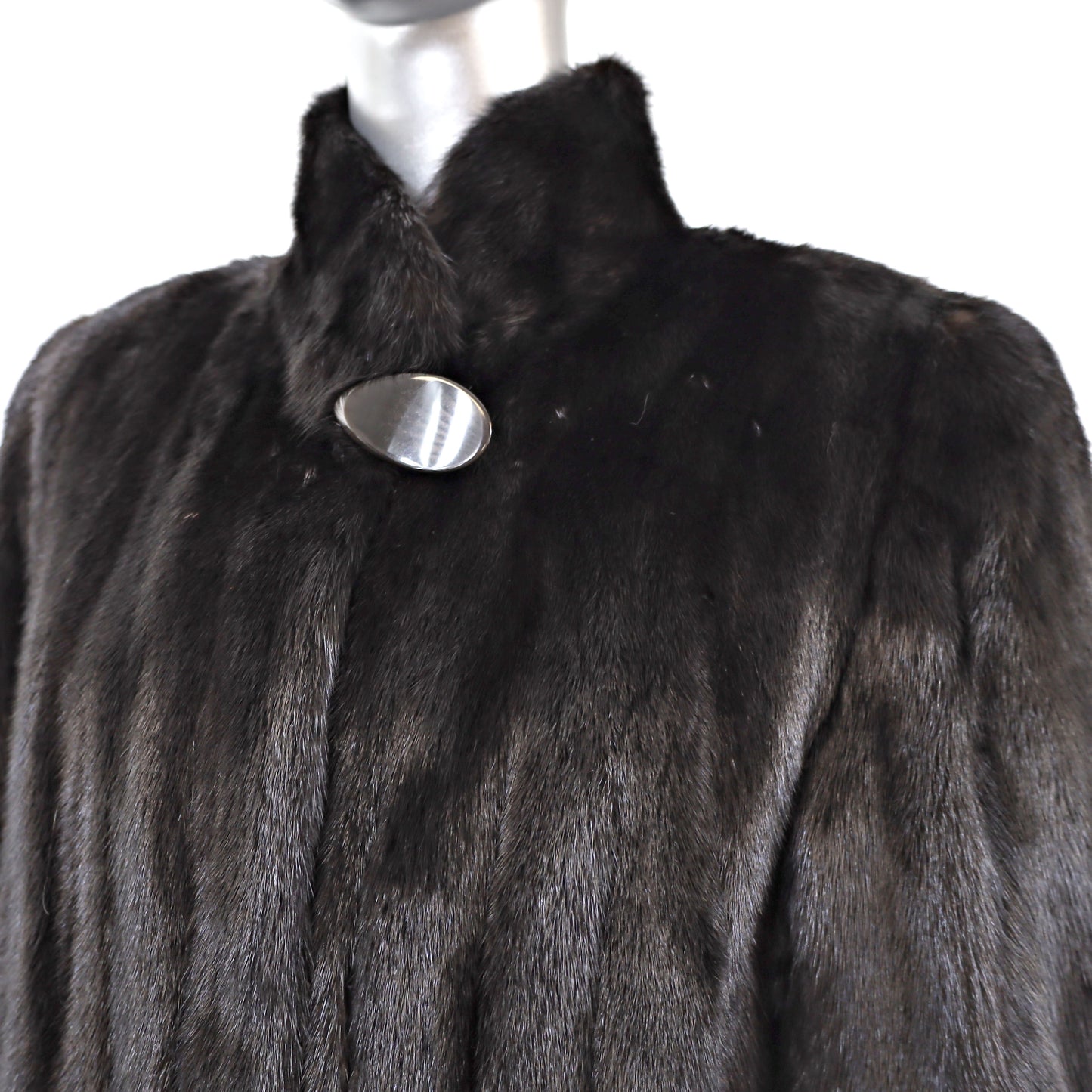 Black Mink Coat- Size M