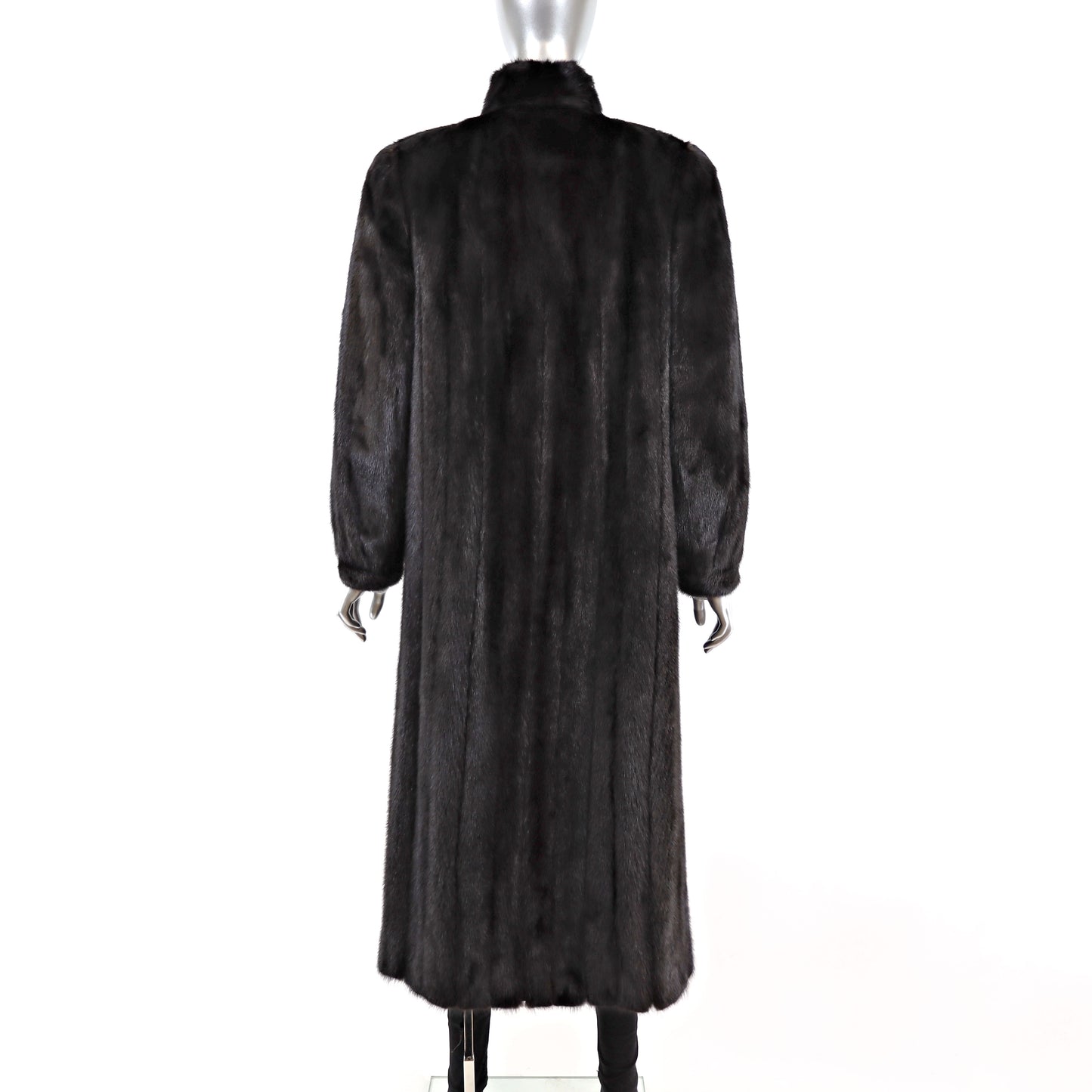 Black Mink Coat- Size M