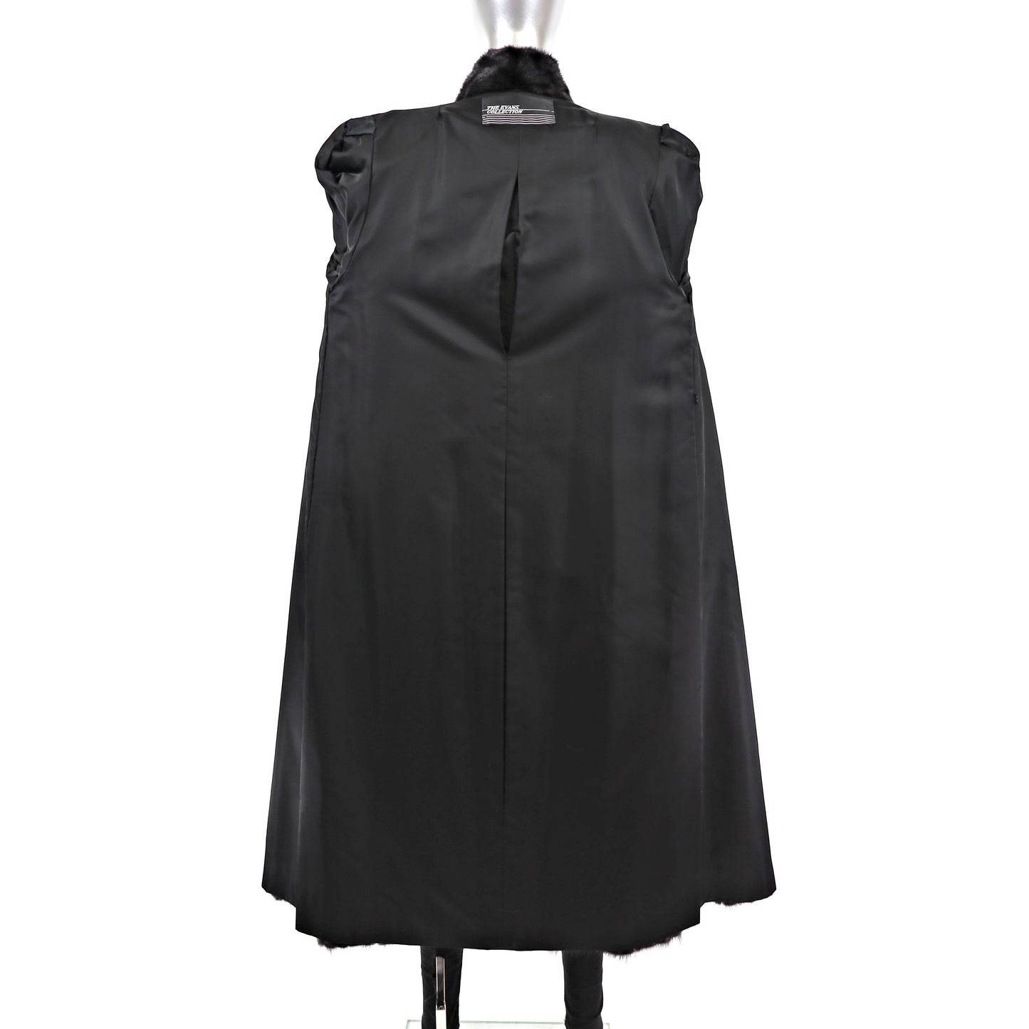 Black Mink Coat- Size M