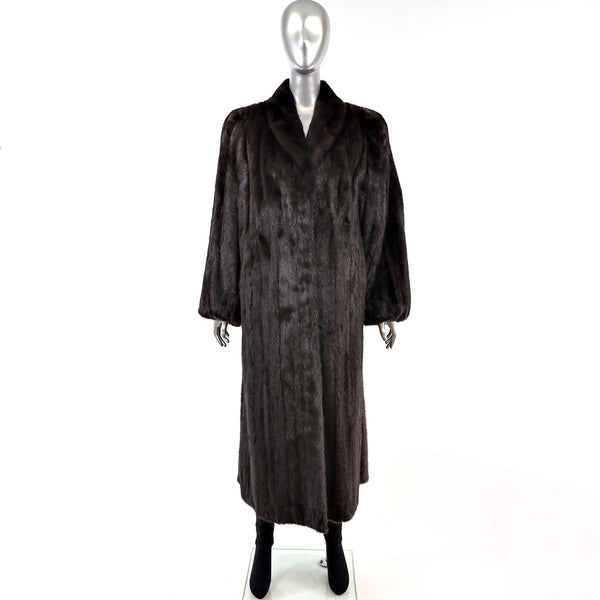 Mahogany Mink Coat- Size S