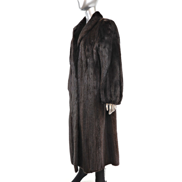 Mahogany Mink Coat- Size S