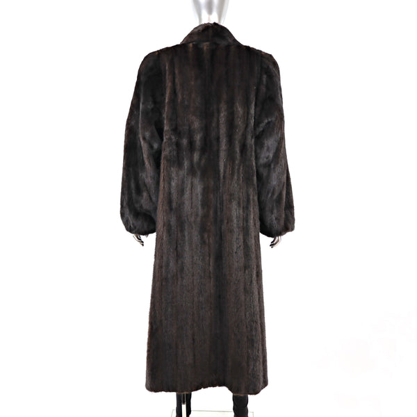 Mahogany Mink Coat- Size S