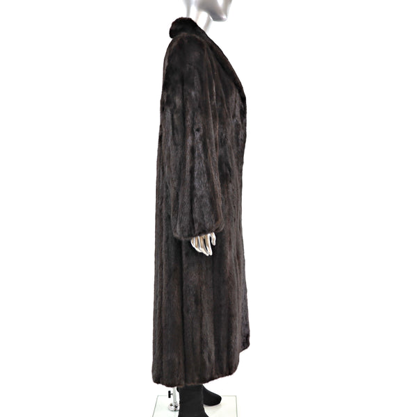 Mahogany Mink Coat- Size S