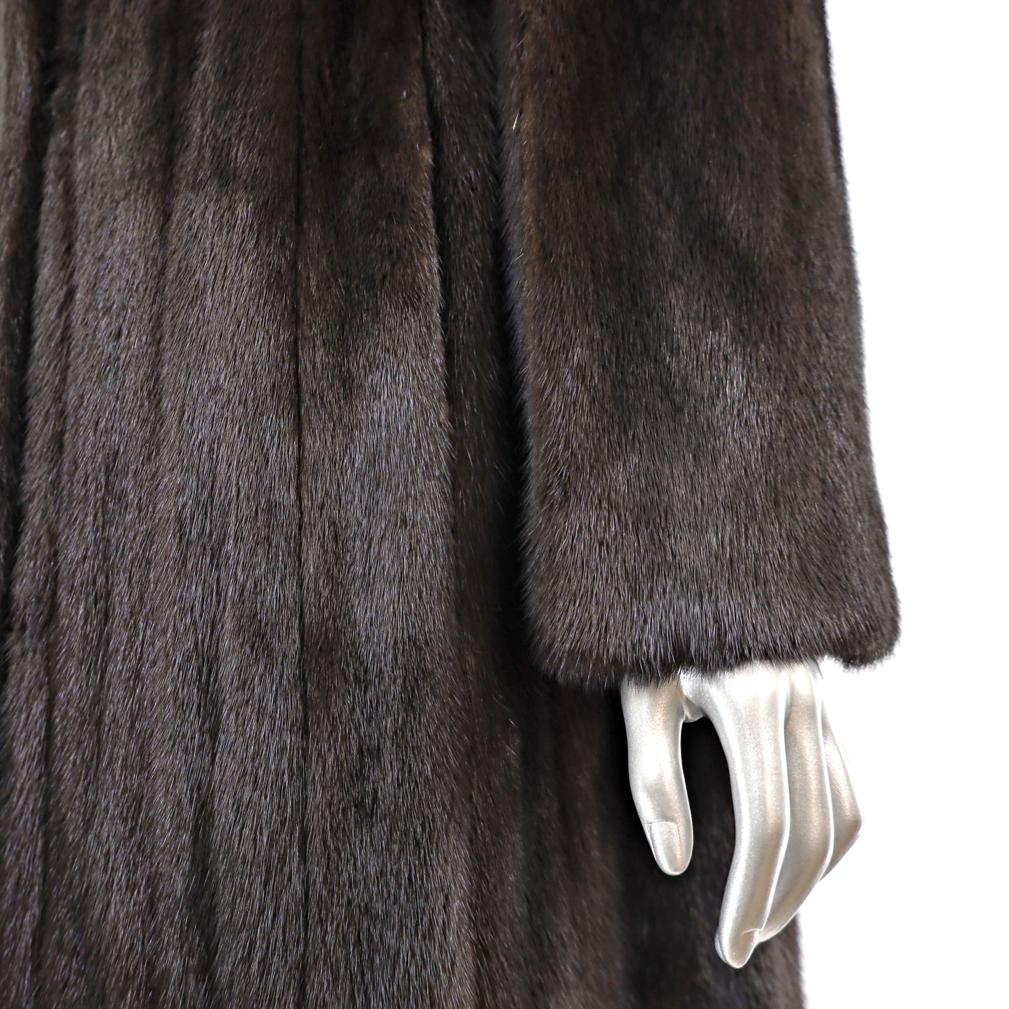 Black Mink Coat- Size M