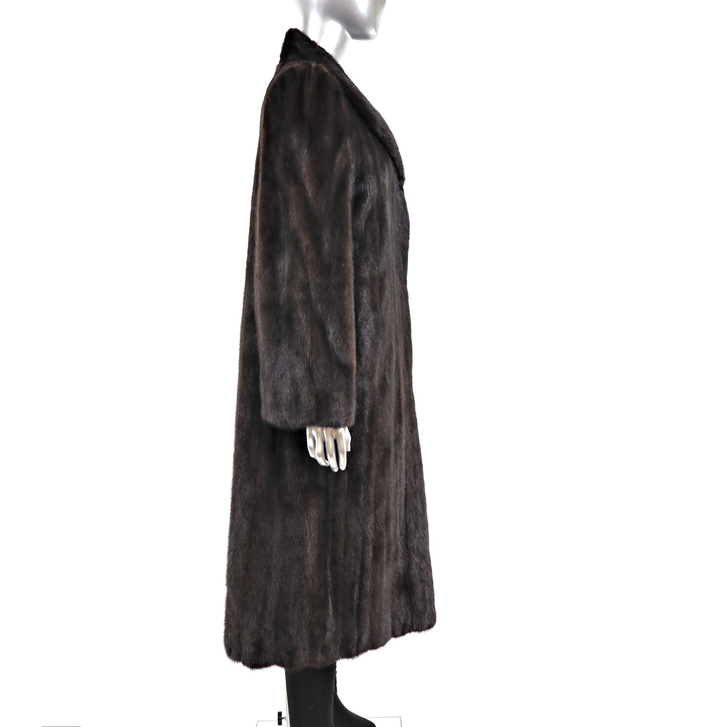 Black Mink Coat- Size M