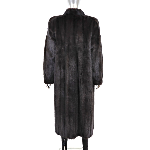 Mahogany Mink Coat- Size M
