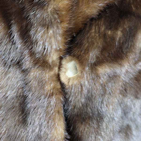 Mahogany Mink Coat- Size S