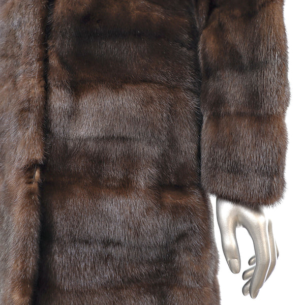 Mahogany Mink Coat- Size S