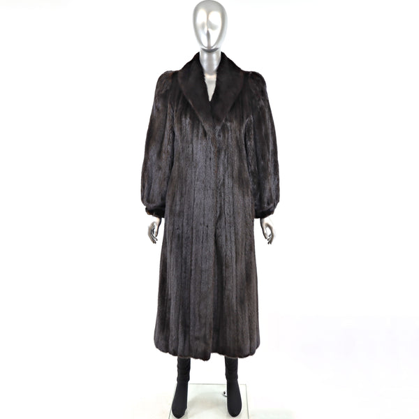 Karl Lagerfeld Mahogany Mink Coat- Size M