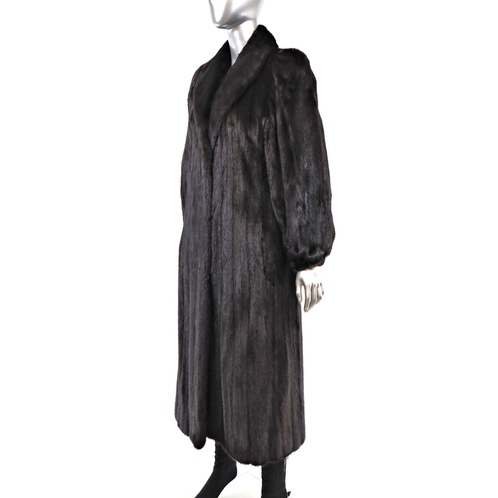 Karl Lagerfeld Mahogany Mink Coat- Size M
