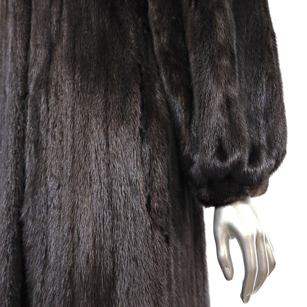 Karl Lagerfeld Mahogany Mink Coat- Size M