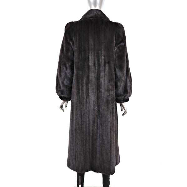 Karl Lagerfeld Mahogany Mink Coat- Size M