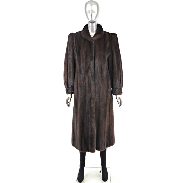 Mahogany Mink Coat- Size S