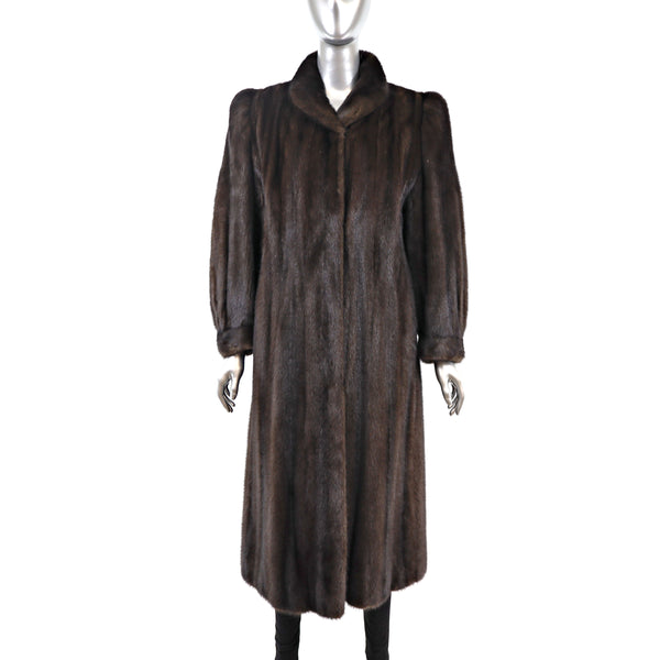 Mahogany Mink Coat- Size S