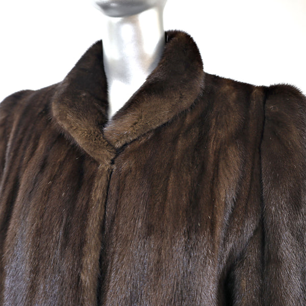 Mahogany Mink Coat- Size S