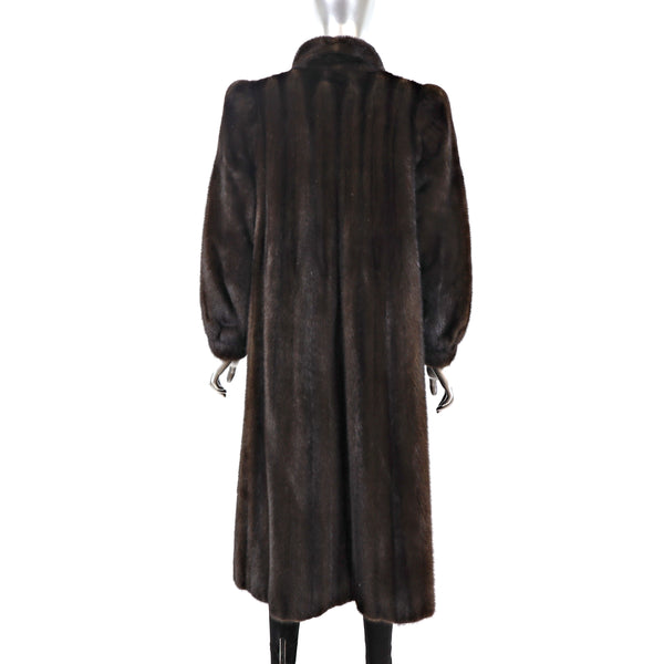 Mahogany Mink Coat- Size S