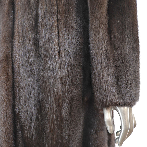 Mahogany Mink Coat- Size M
