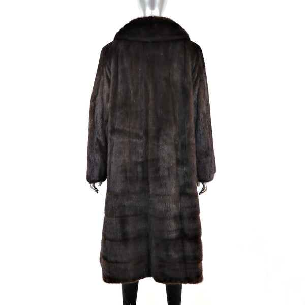 Mahogany Mink Coat- Size M