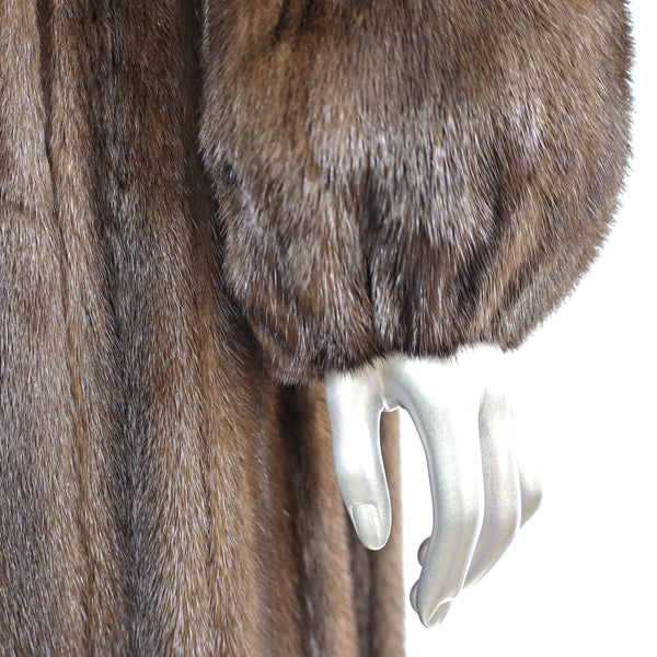 Mahogany Mink Coat- Size L