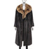 Blackglama Mahogany Mink Coat with Sable Collar- Size M