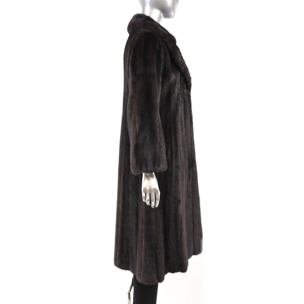 Mahogany Mink Coat- Size S