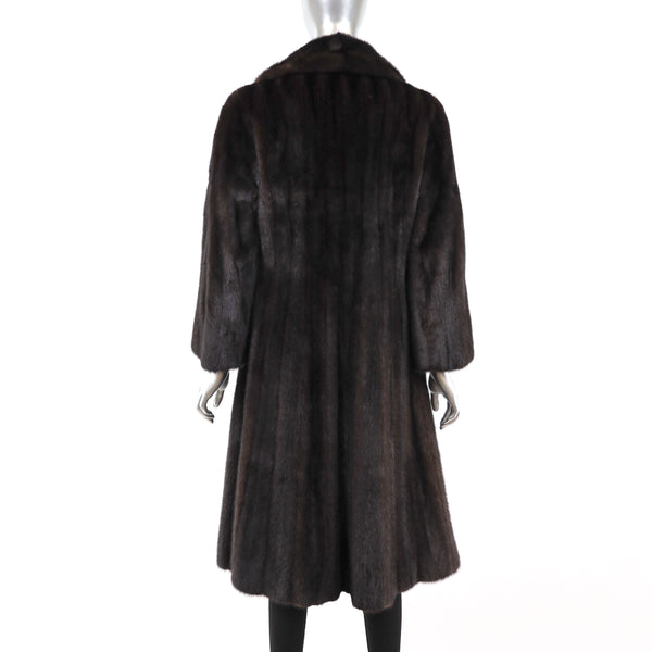 Mahogany Mink Coat- Size S