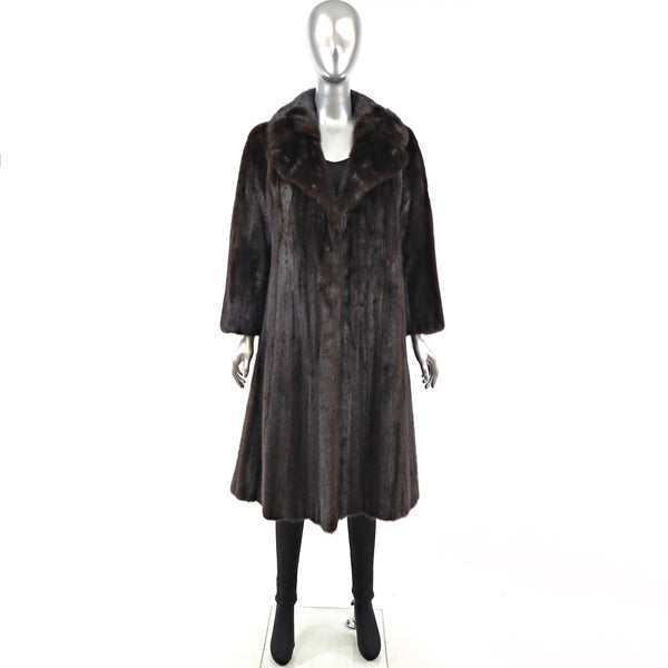 Mahogany Mink Coat- Size S