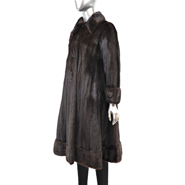 Mahogany Mink Coat- Size S