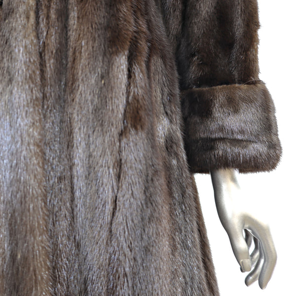 Mahogany Mink Coat- Size S