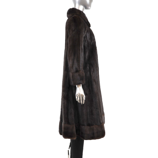 Mahogany Mink Coat- Size S