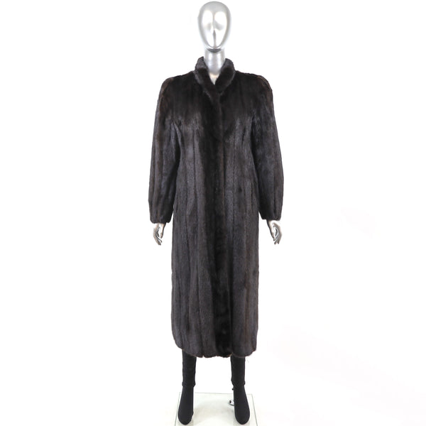 Mahogany Mink Coat- Size M