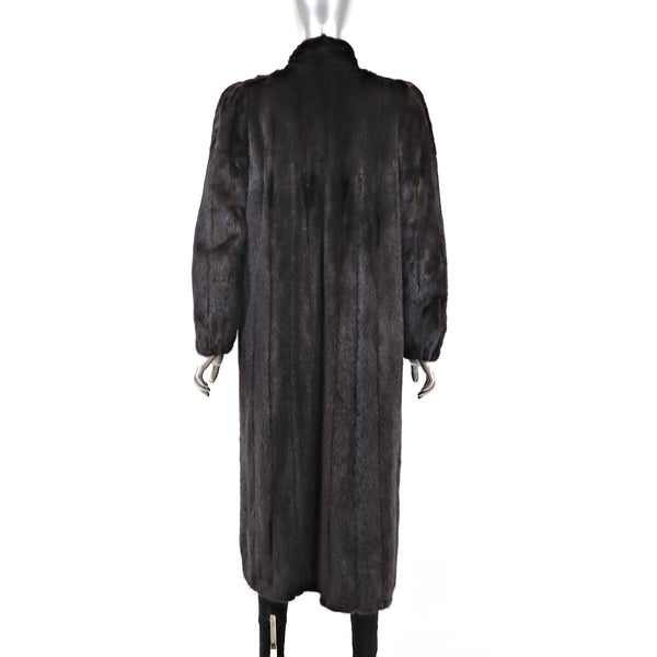 Mahogany Mink Coat- Size M