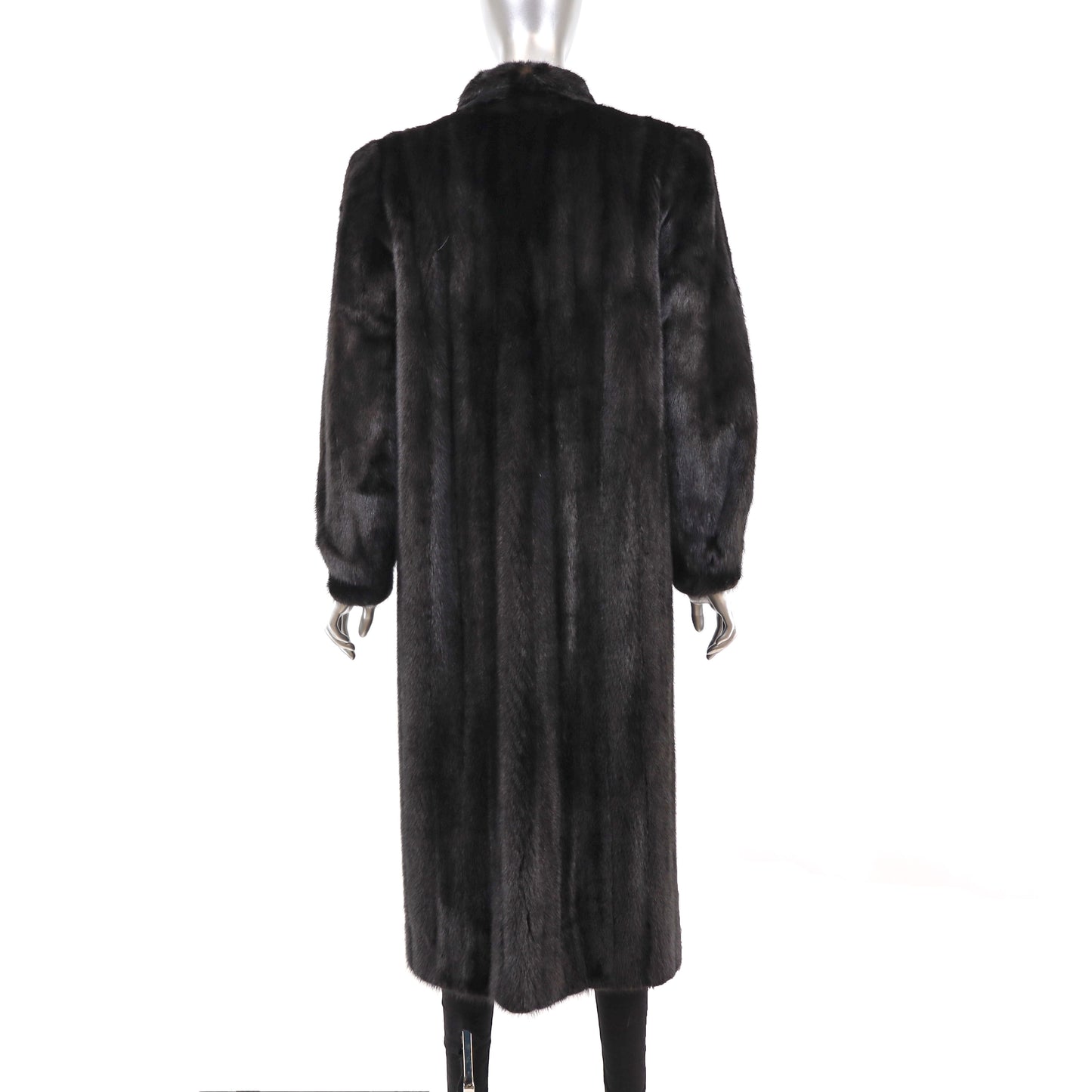 Black Mink Coat- Size M