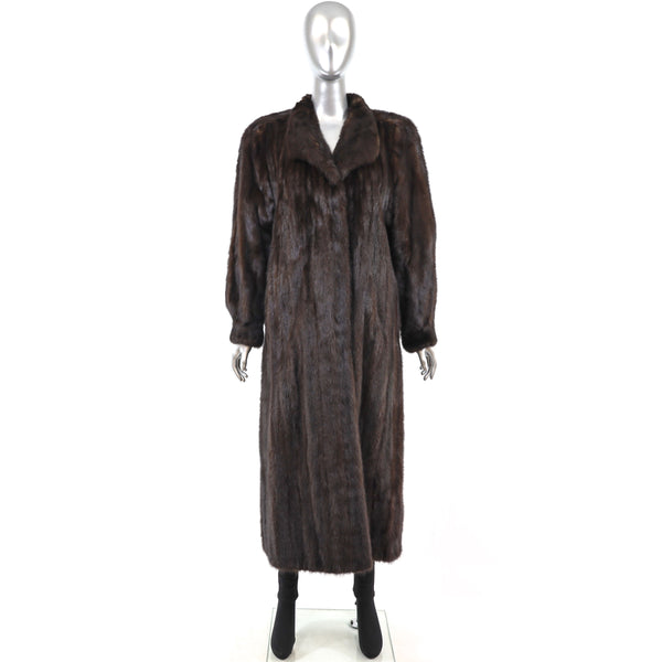 Mahogany Mink Coat- Size L