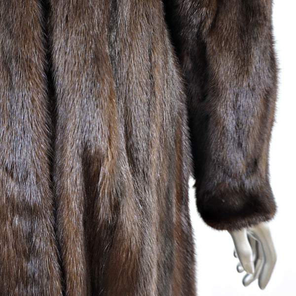 Mahogany Mink Coat- Size L