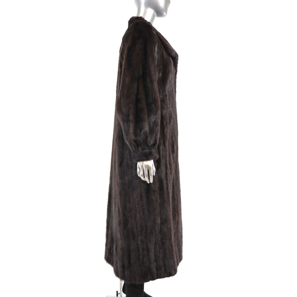 Mahogany Mink Coat- Size L