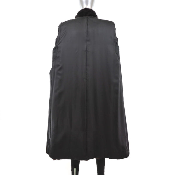 Mahogany Mink Coat- Size L