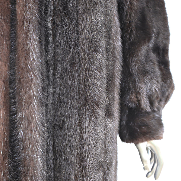 Mahogany Mink Coat- Size L