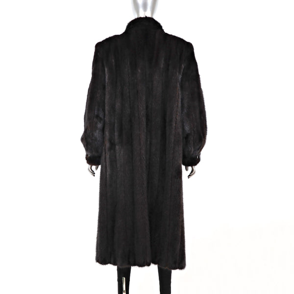 Mahogany Mink Coat- Size L