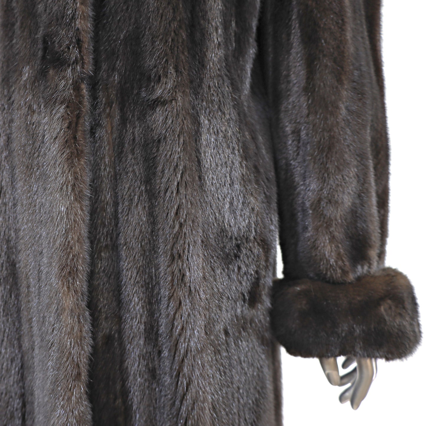 Black Mink Coat- Size M
