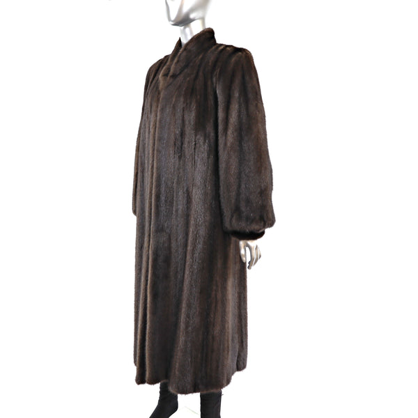 Mahogany Mink Coat- Size M