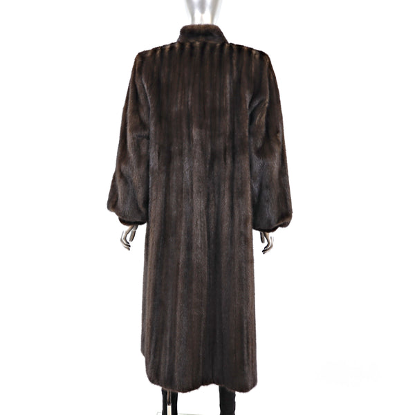 Mahogany Mink Coat- Size M