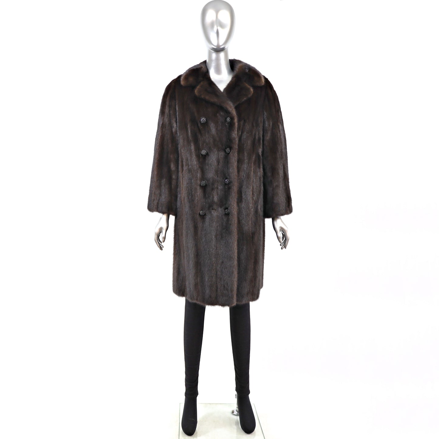 Mahogany Mink Coat- Size L