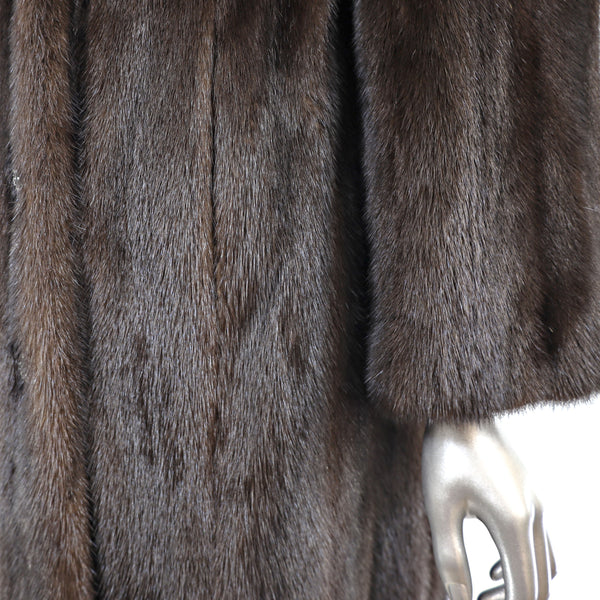 Mahogany Mink Coat- Size L