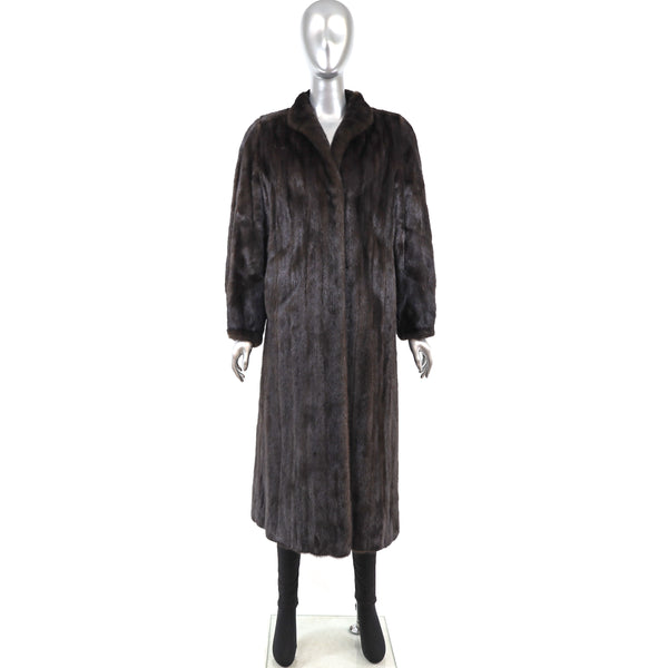 Mahogany Mink Coat- Size M-L